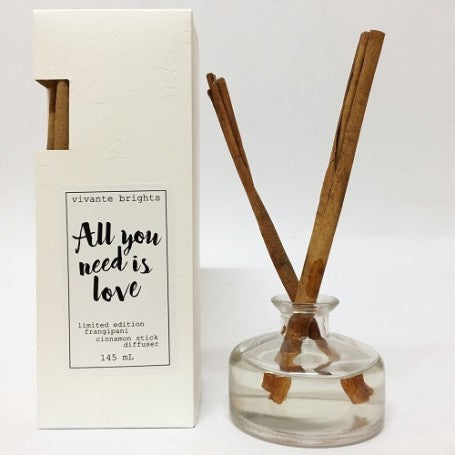 All You Need Is Love Cinnamon Stick Diffuser - 145Ml | Pastel Pines