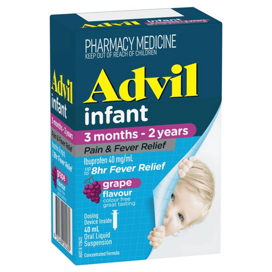 Advil Infant Oral Liquid 3 Months - 12 Years Grape 40mL