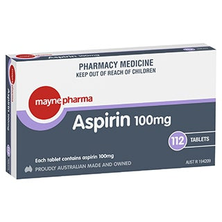 Mayne Aspirin 100mg 112 Tablets