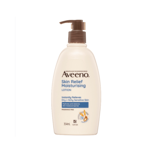 Aveeno Skin Relief Moisturising Lotion Dry + Itchy Sensitive Skin 354ml