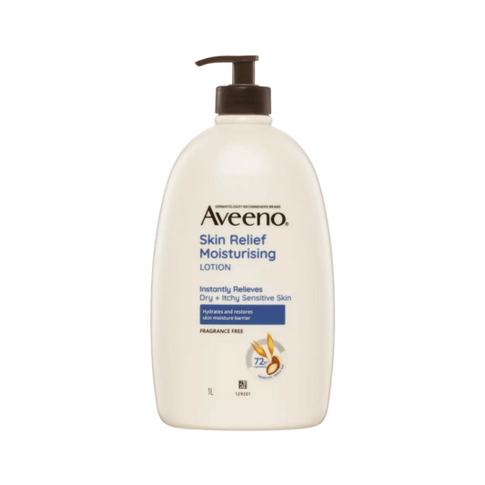 Aveeno Skin Relief Moisturising Lotion Dry + Itchy Sensitive Skin 1L