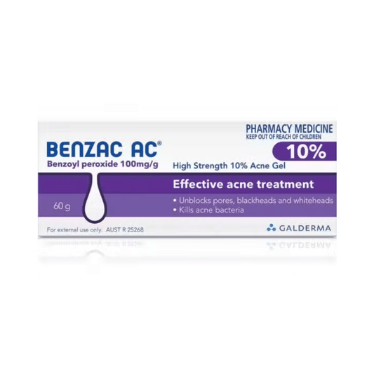 Benzac AC High Strength 10% Acne Gel 60g