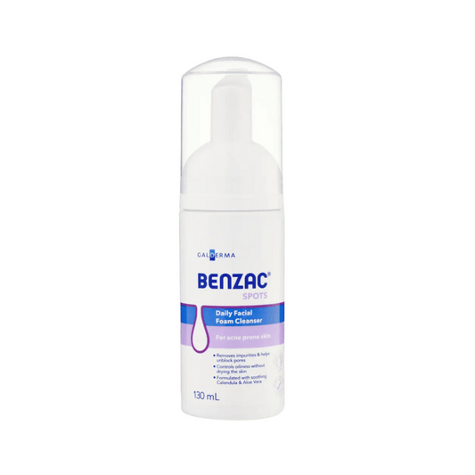 Benzac Spots Daily Facial Foam Cleanser 130ml