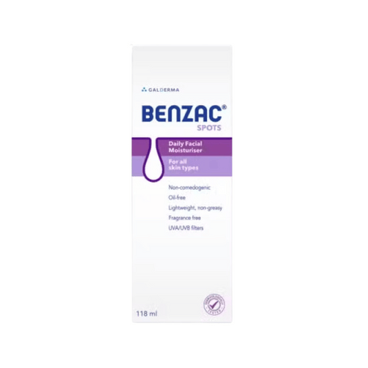 Benzac Spots Daily Facial Moisturiser 118ml