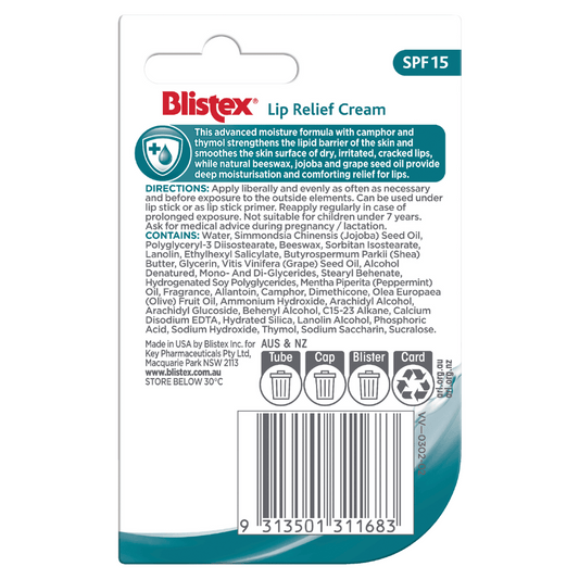 Blistex Lip Relief Cream 6g