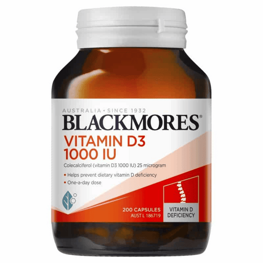 Blackmores Vitamin D3 1000 IU 200 Capsules