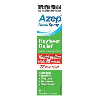 Azep Hayfever Relief Nasal Spray 5ml | Specialist Clinic Pharmacy