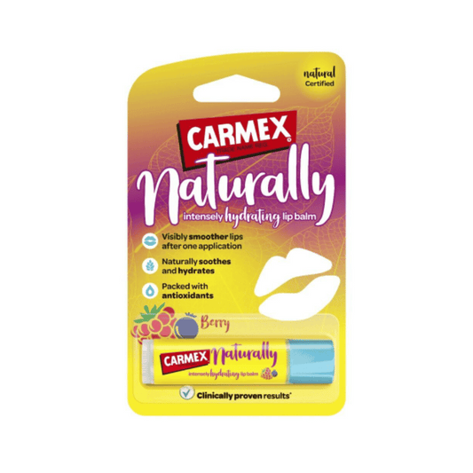 Carmex Naturally Intensely Hydrating Lip Balm Berry 4.25g