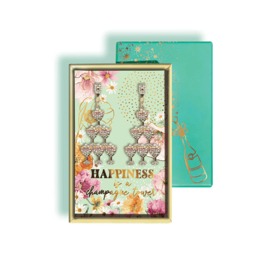 Happiness Champagne Tower Earrings