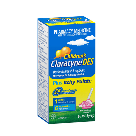 Children's ClaratyneDES Bubblegum 60mL