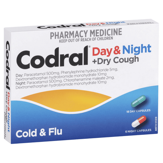 Codral PE Cold & Flu + Dry Cough Day & Night