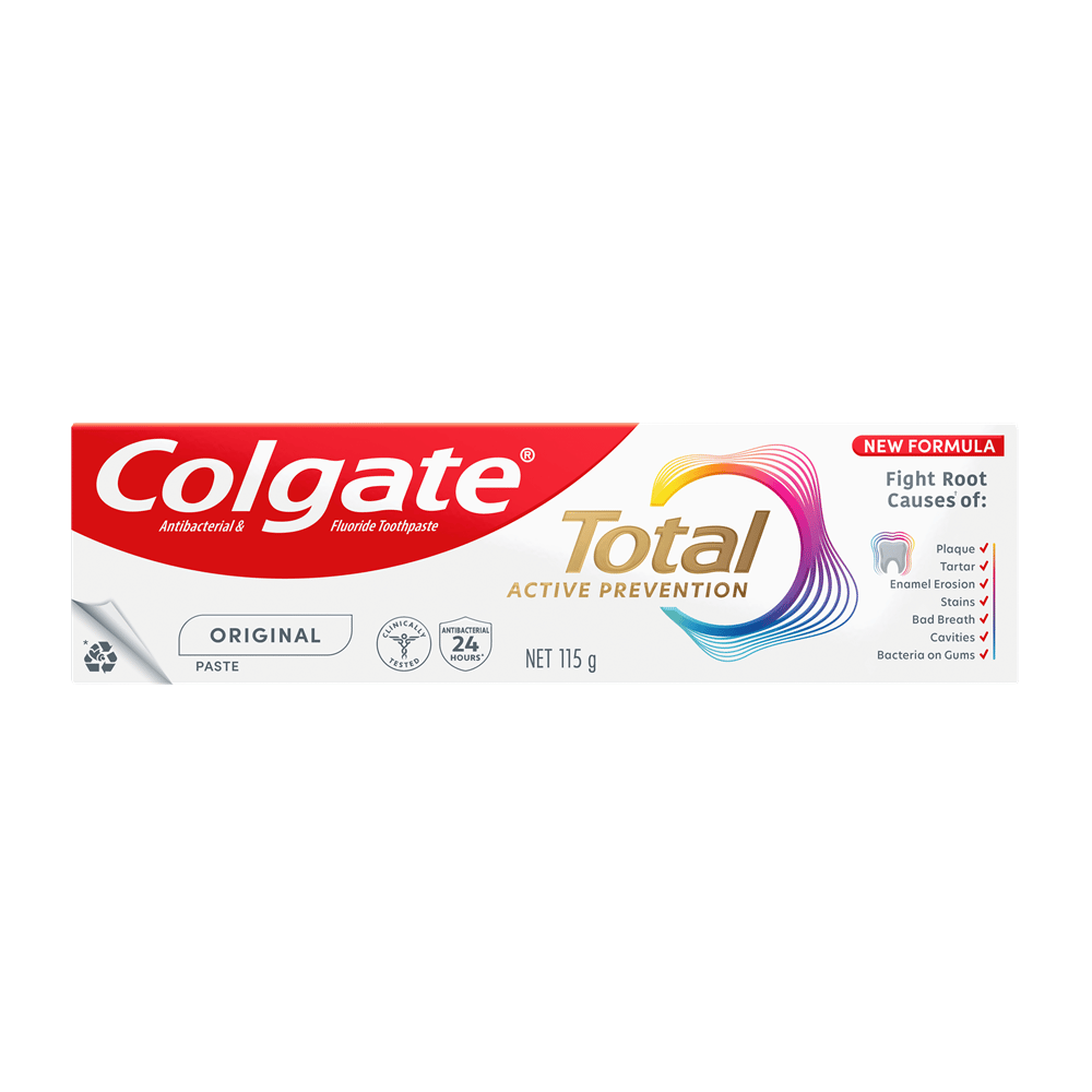 Colgate Total Active Prevention Toothpaste Original 40g/115g ...