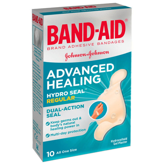 Band-Aid Advanced Healing Hydro Seal Regular 10 Pack