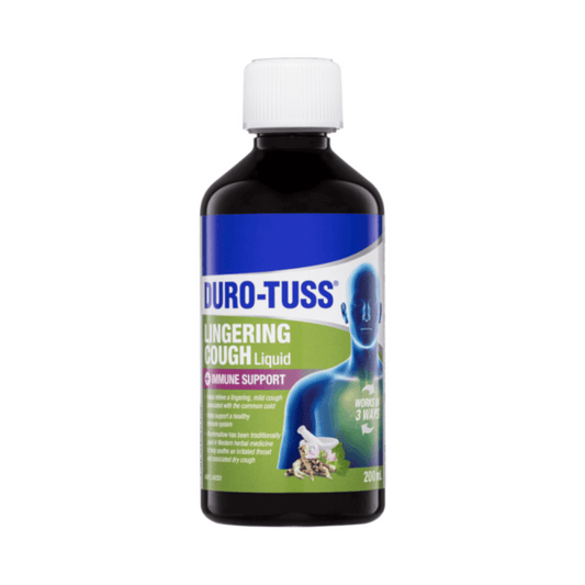 DURO-TUSS Lingering Cough Liquid + Immune Support