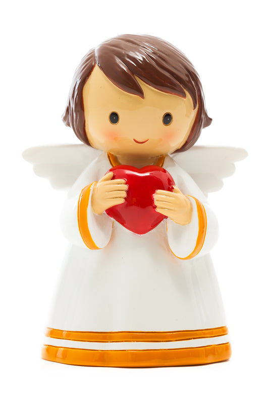 guardian Angel With Heart Statue (Little Drops)