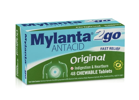 Mylanta Original 48 Tablets