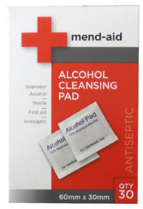 Mend-Aid Alcohol Cleansing Pad 30 Pack