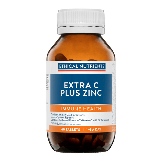 Ethical Nutrients Extra C Plus Zinc 60 Tablets