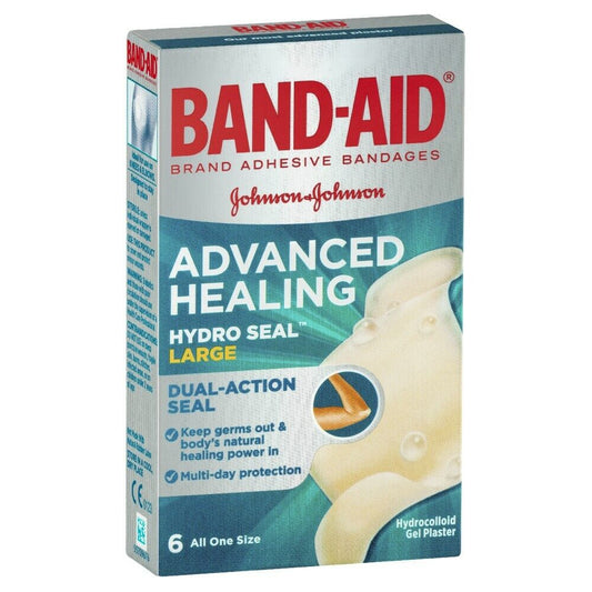 Band-Aid Advanced Healing Hydro Seal Large 6 Pack
