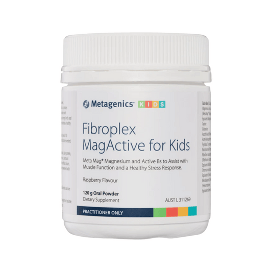 Metagenics Fibroplex MagActive for Kids Powder Raspberry 120 g