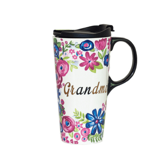 Grandma Ceramic Travel Mug