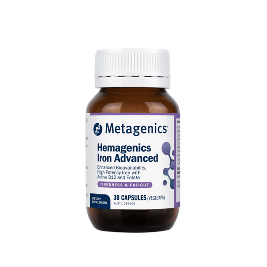 Metagenics Hemagenics Iron Advanced 30 Capsules