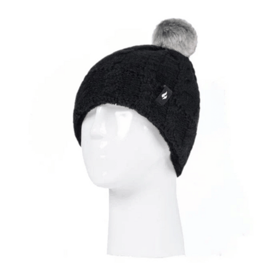 Heat Holders Girls Pom Pom Beanie 7-10 Years