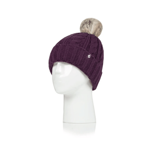 Heat Holders Ladies Maine Thermal Pom Pom Beanie
