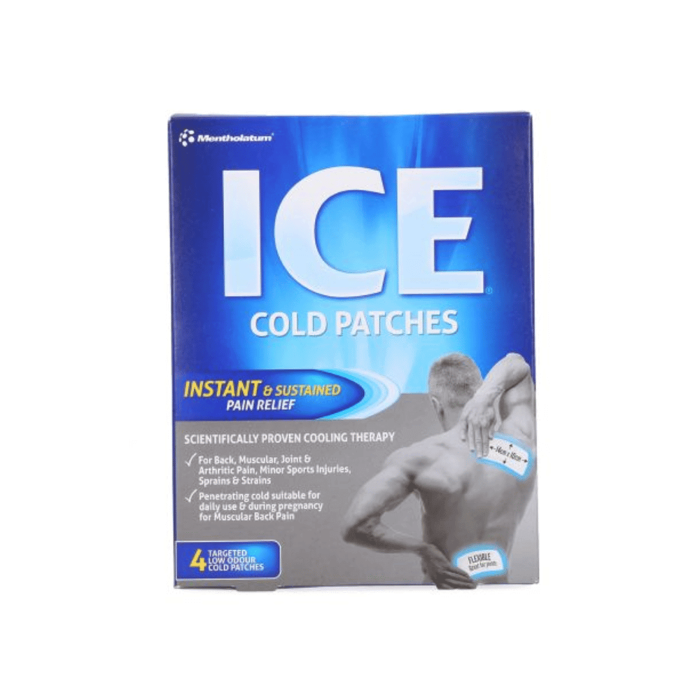 Mentholatum Ice Cold Patches 4 Pack | Specialist Clinic Pharmacy