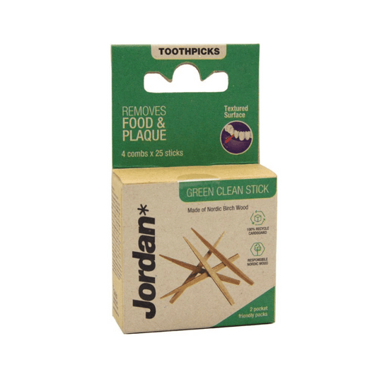 Jordan Green Clean Dental Toothpicks 25 pack