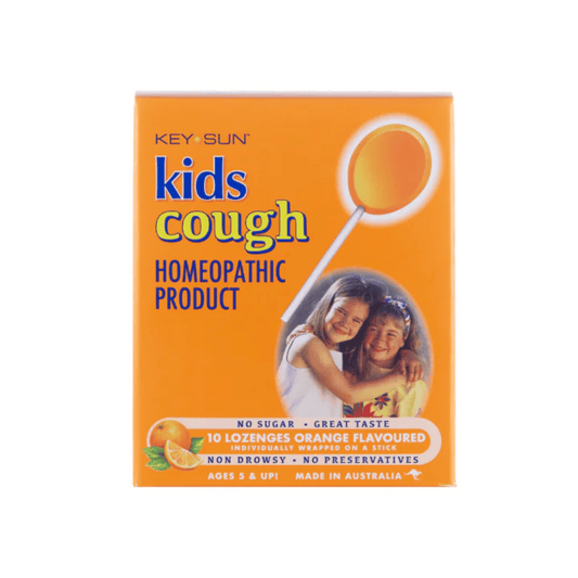 Key Sun Kids Cough Lozenges Orange 10 Pack