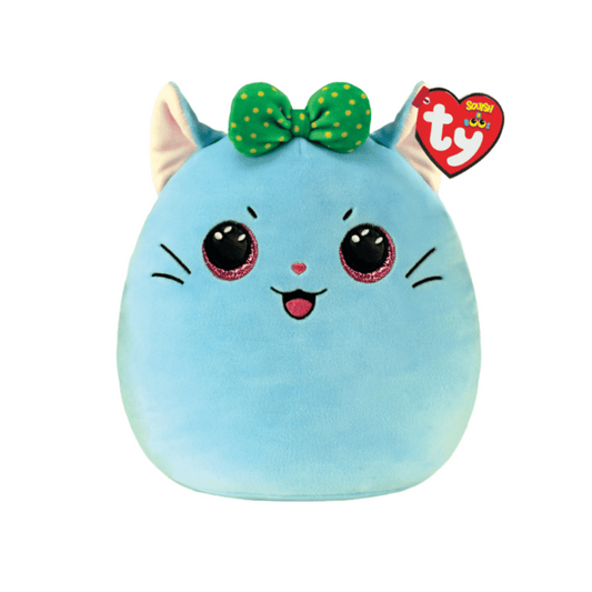 Ty Squishy Beanies Blue Cat Kirra