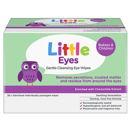 Little Eyes Gentle Cleansing Wipes 30 Pack