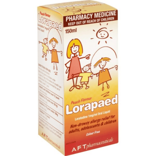 Lorapaed Oral Liquid Peach 150mL