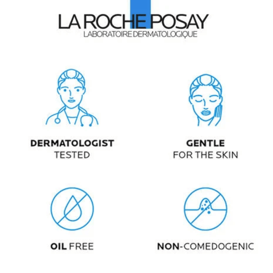 La Roche-Posay Dermatologist Tested Gentle for the Skin Oil Free Non-Comedogenic