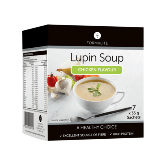 Formulite Lupin Soup Box Chicken Flavour 7x35g Sachets