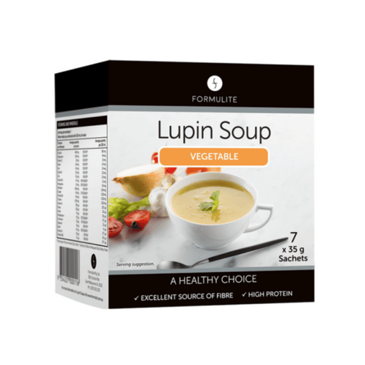 Formulite Lupin Soup Box Vegetable Flavour 7x35g Sachets