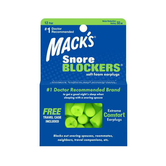 Mack's Snore Blockers Soft Foam Earplugs