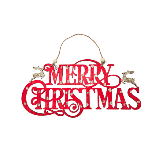 Merry Christmas Hanging Sign