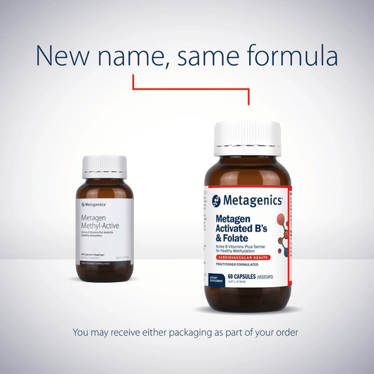 Metagenics Metagen Activated B's & Folate 60 Capsules