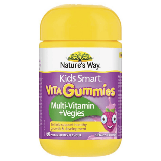 Nature's Way Kids Smart Vita Gummies Multi-Vitamin + Vegies 60/120 Pack