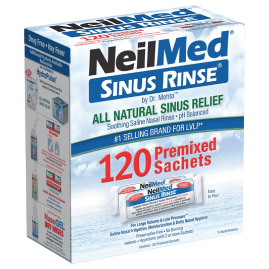 Neilmed Sinus Rinse 120 Regular Premixed Packets **EXPIRY 8/25**
