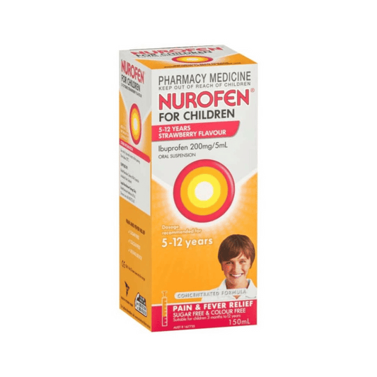 Nurofen For Children Suspension 5-12 Years Strawberry 200ml