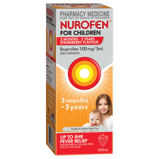 Nurofen For Children 3 months - 5 Years Strawberry 200ml