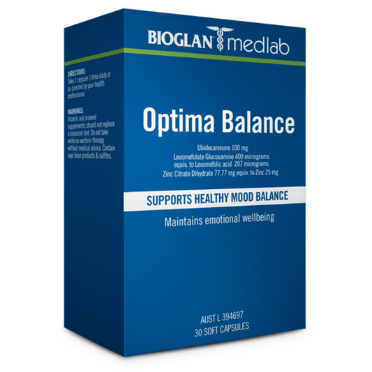 Bioglan Medlab Optima Balance 30 Capsules