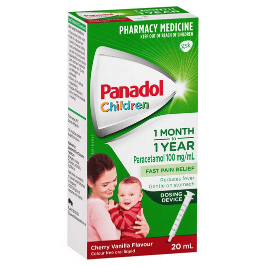 Panadol Children's Colourfree Baby Drops Syringe 20mL