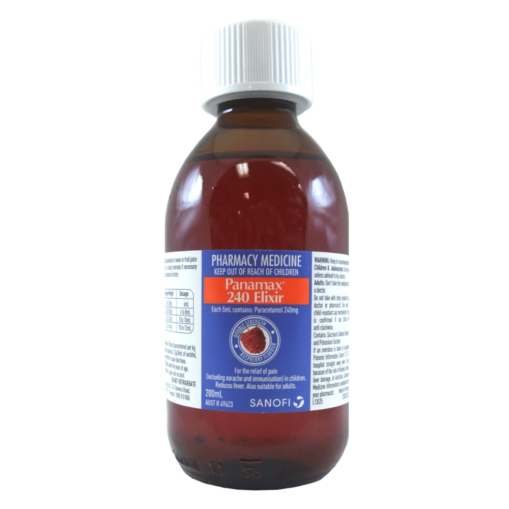 Panamax 240 Elixir Double Strength Raspberry Flavour 200mL | Specialist ...