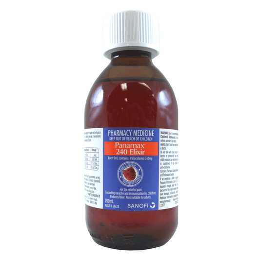 Panamax 240 Elixir Double Strength Raspberry Flavour 200mL