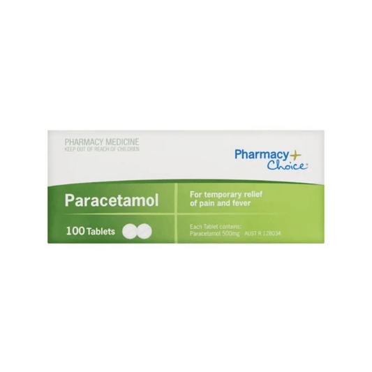 Pharmacy Choice Paracetamol 500mg 20/100 Tablets