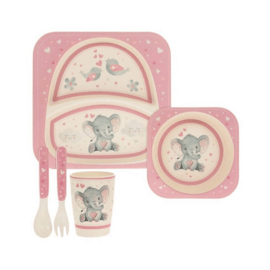 Bamboo Feeding Set Elephant